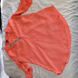 Rue 21 v neck neon orange top